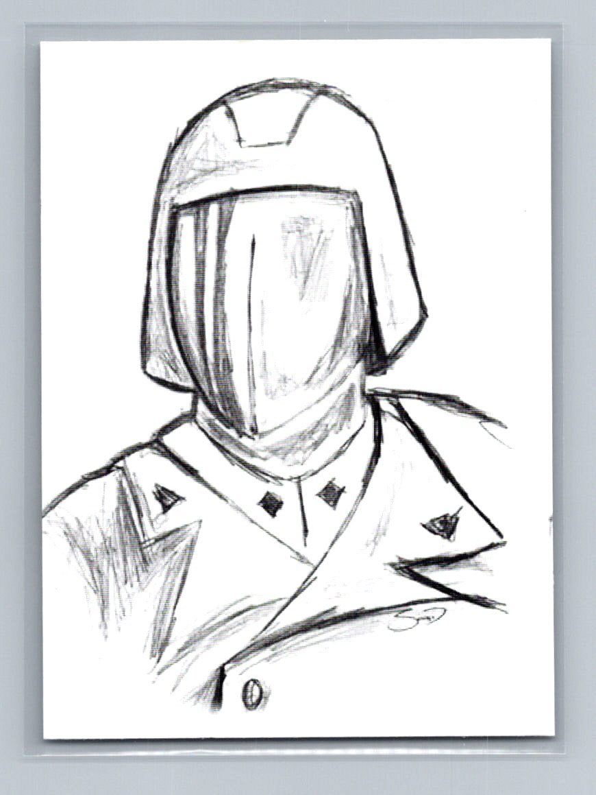 Cobra Commander - Pencil - Scott Sketches Trading Card Print Fan Art