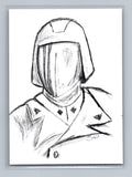 Cobra Commander - Pencil - Scott Sketches Trading Card Print Fan Art