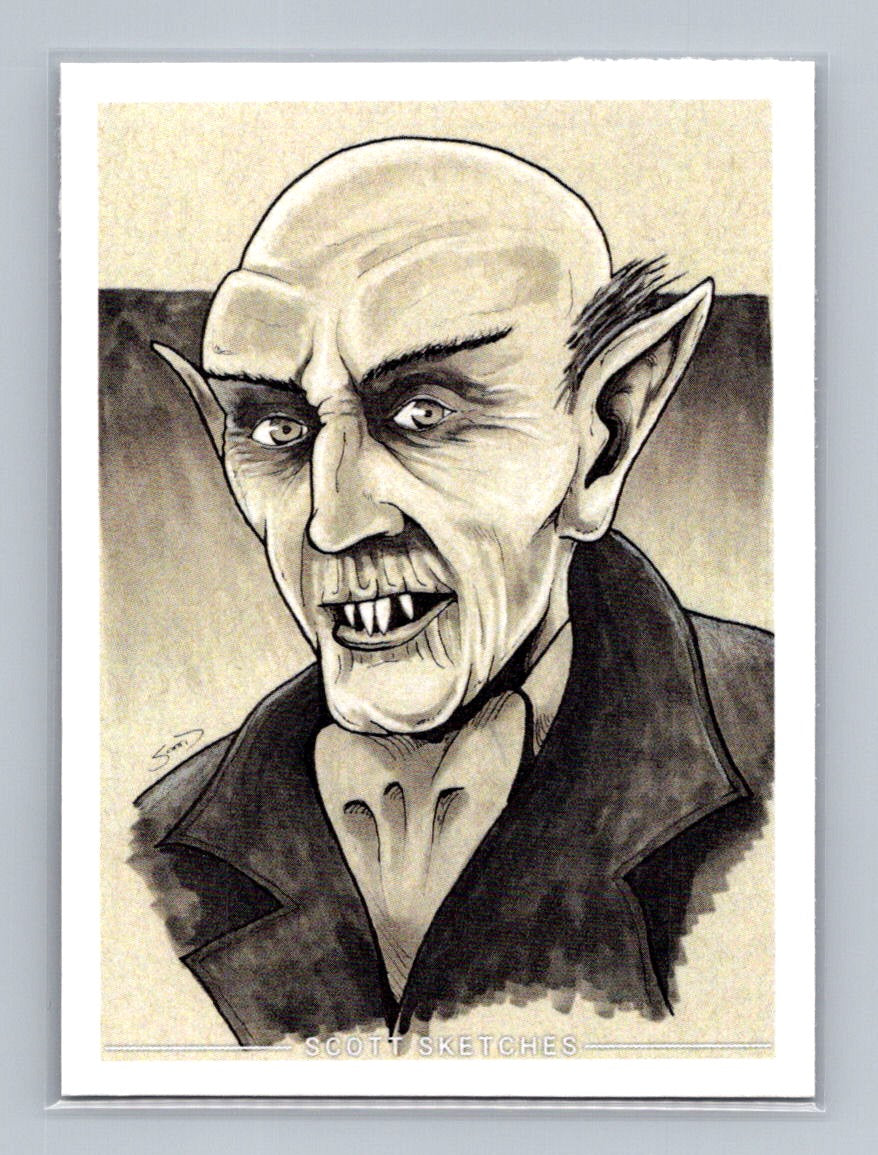 Count Orlok - Scott Sketches Trading Card Print Fan Art