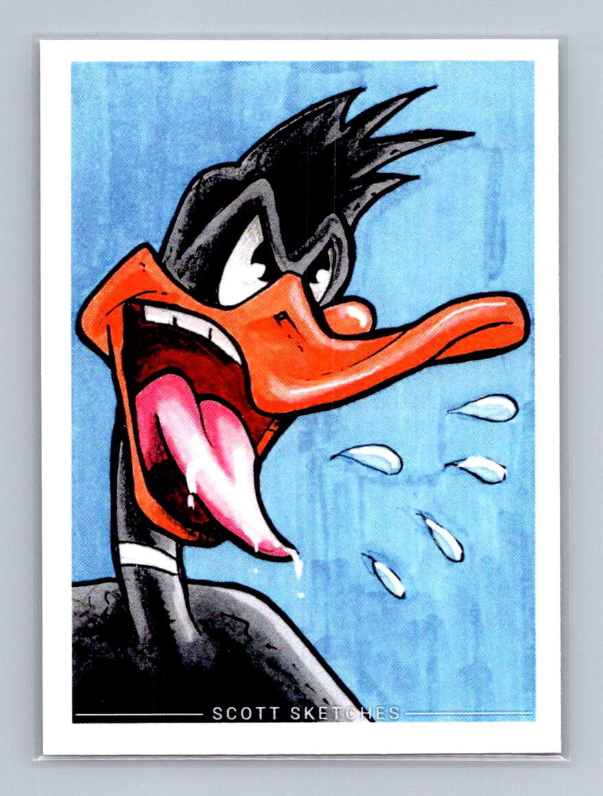 Daffy Duck - Scott Sketches Trading Card Print Fan Art