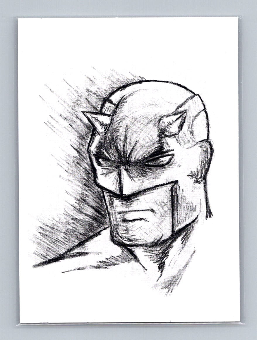 Daredevil - Pencil - Scott Sketches Trading Card Print Fan Art