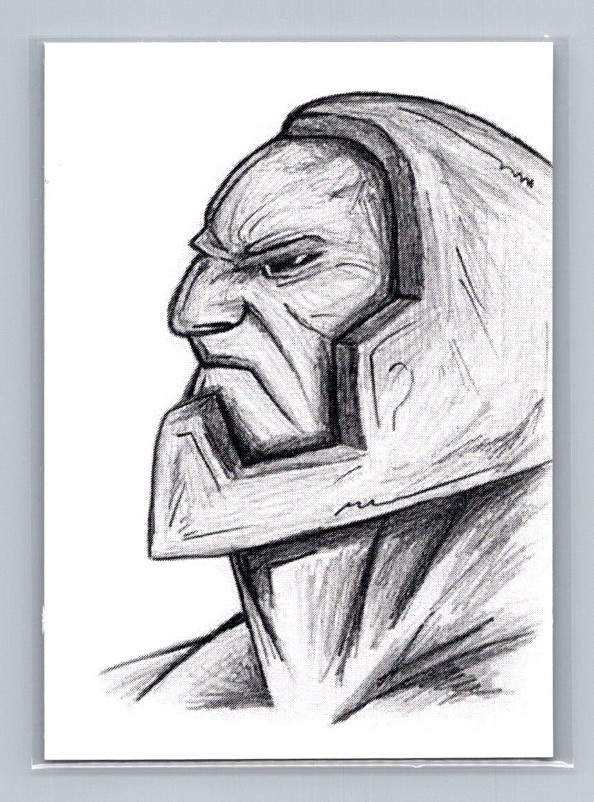 Darksied - Pencil - Scott Sketches Trading Card Print Fan Art