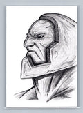 Darksied - Pencil - Scott Sketches Trading Card Print Fan Art