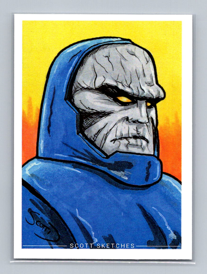 Darksied - Marker - Scott Sketches Trading Card Print Fan Art