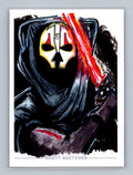 Darth Nihilus - Scott Sketches Trading Card Print Fan Art