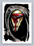 Darth Revan 1 - Scott Sketches Trading Card Print Fan Art
