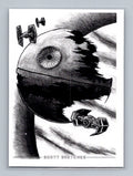 Death Star - Scott Sketches Trading Card Print Fan Art
