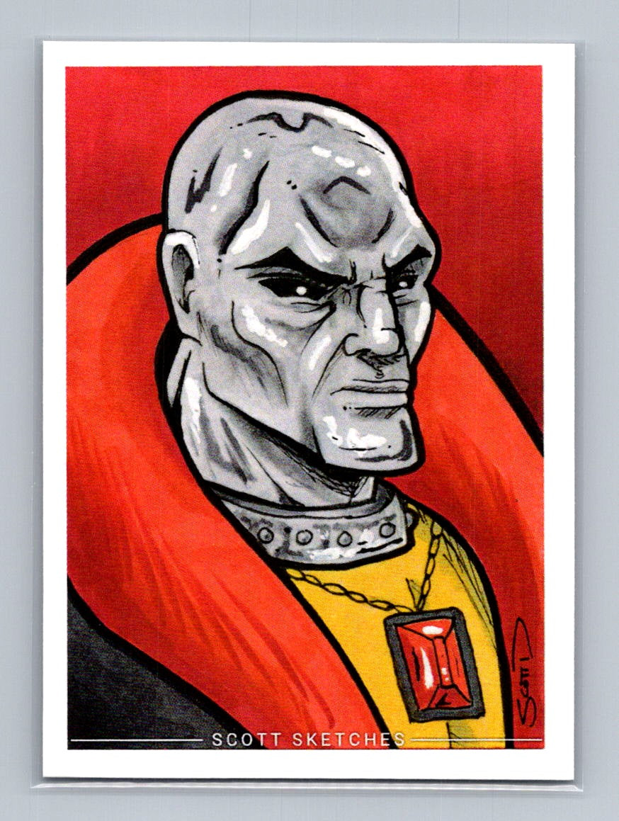 Destro - Marker - Scott Sketches Trading Card Print Fan Art