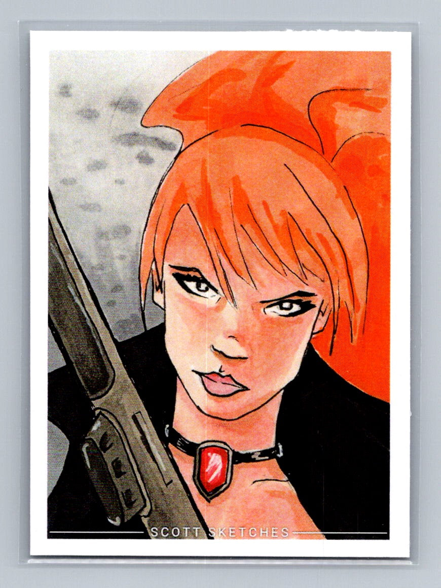 Elsa Bloodstone - Scott Sketches Trading Card Print Fan Art