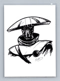 Embo - Scott Sketches Trading Card Print Fan Art
