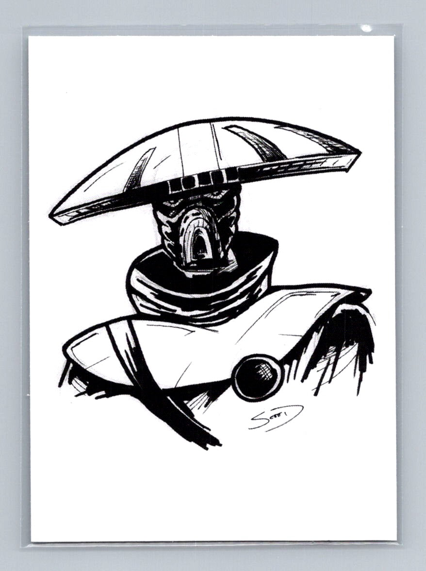 Embo - Scott Sketches Trading Card Print Fan Art