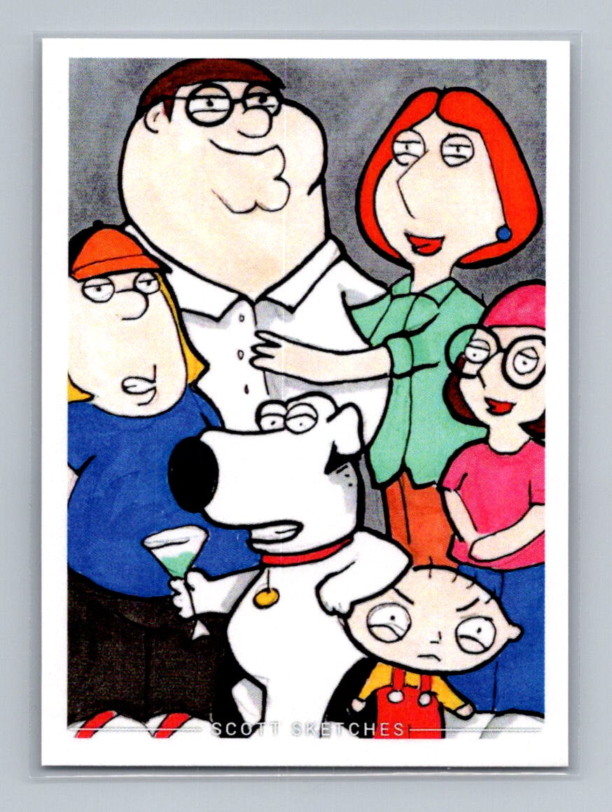 Family Guy - Scott Sketches Trading Card Print Fan Art