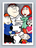 Family Guy - Scott Sketches Trading Card Print Fan Art