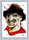 Freddy Krueger - Scott Sketches Trading Card Print Fan Art