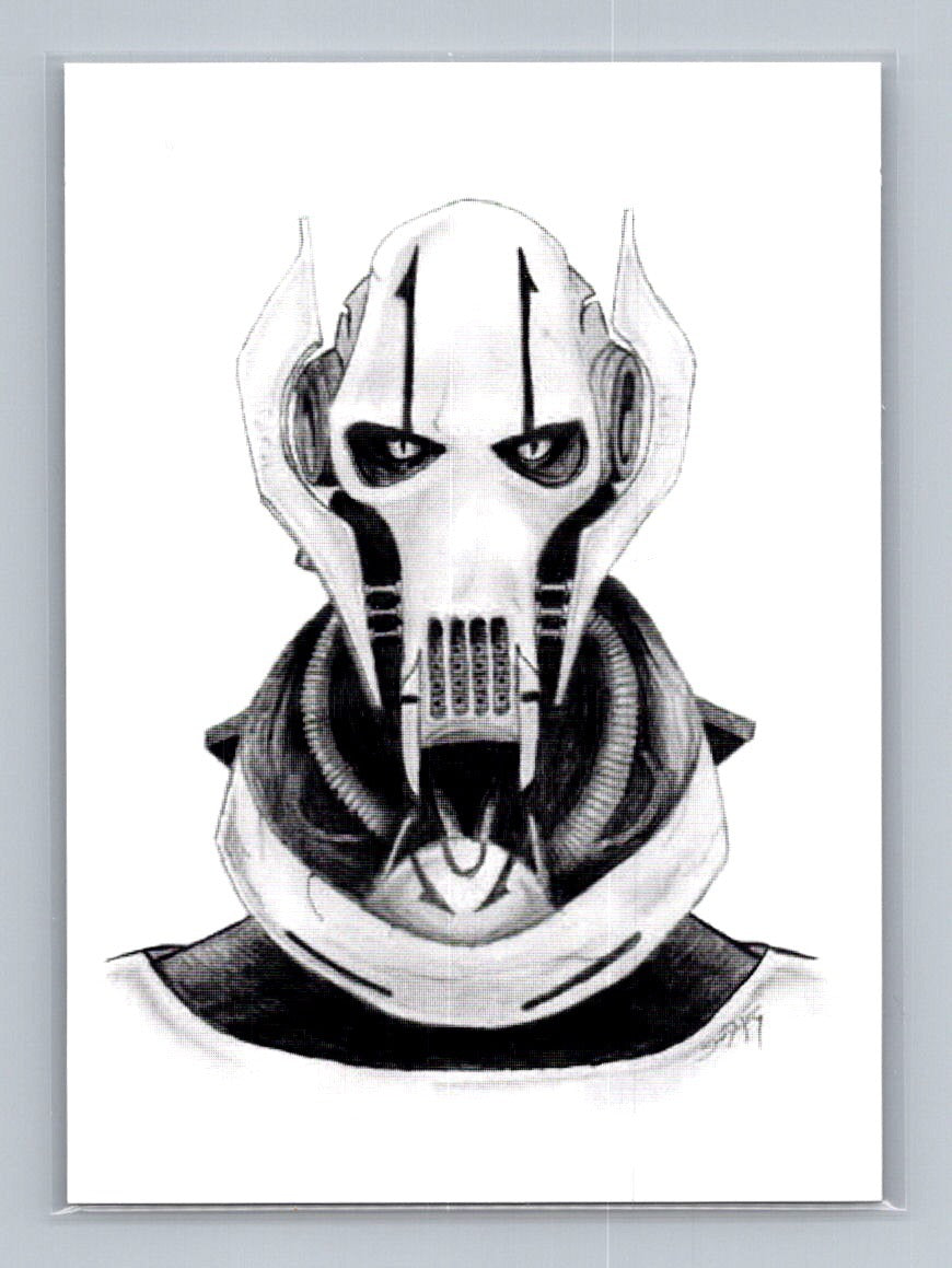 General Grievous - Scott Sketches Trading Card Print Fan Art