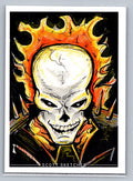 Ghost Rider - Marker - Scott Sketches Trading Card Print Fan Art