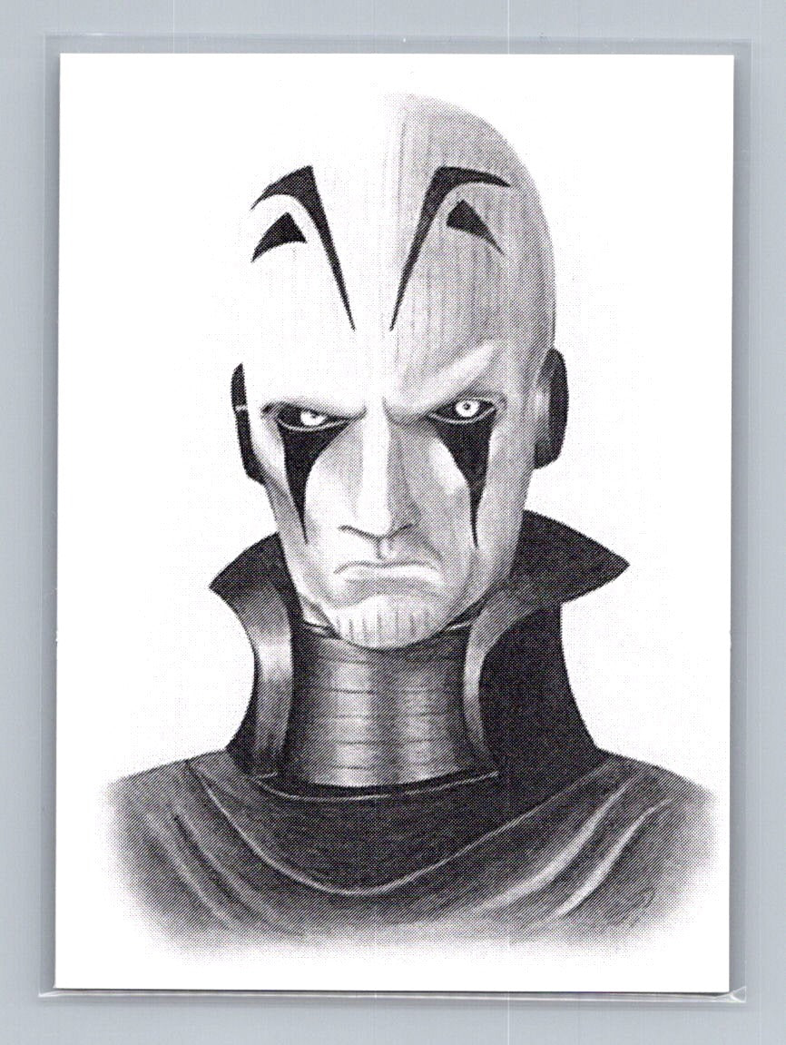 Grand Inquisitor - Pencil - Scott Sketches Trading Card Print Fan Art