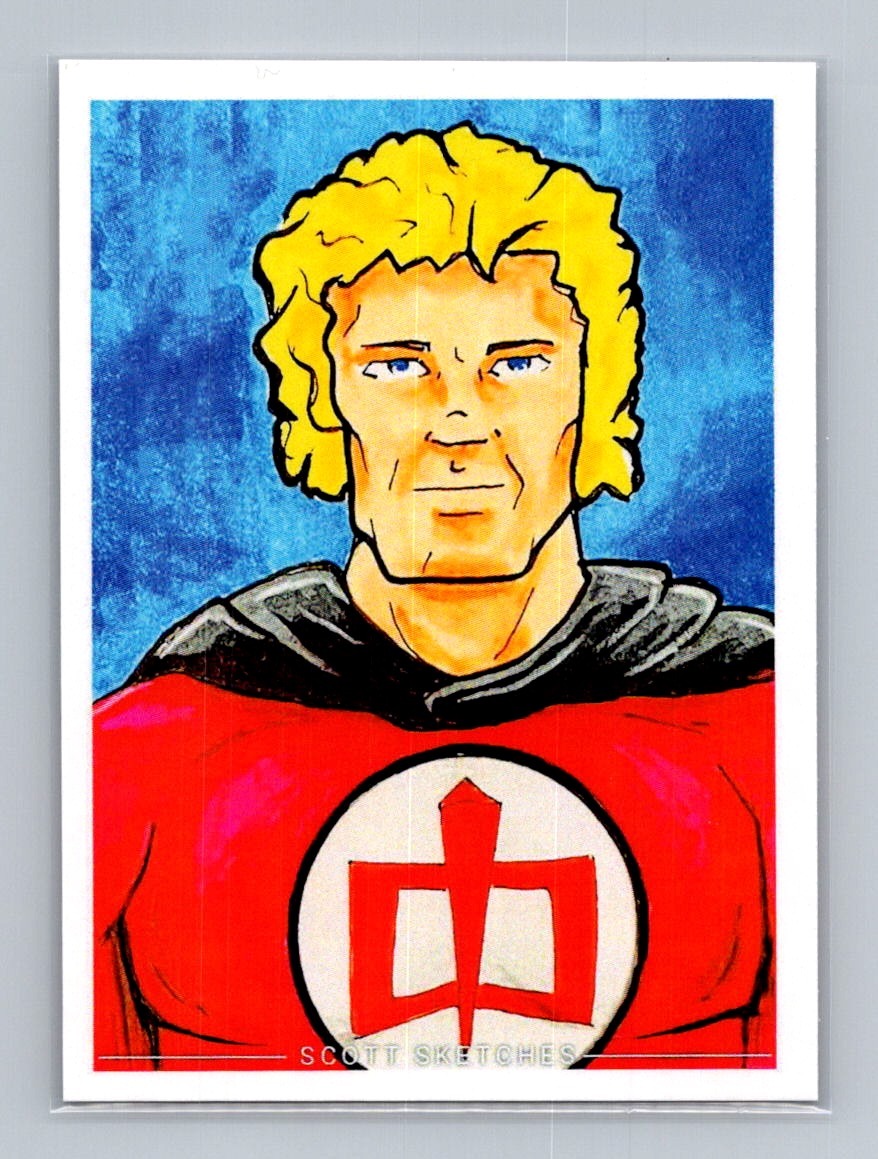 Greatest American Hero - Scott Sketches Trading Card Print Fan Art