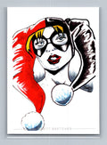 Harley Quinn - Marker - Scott Sketches Trading Card Print Fan Art