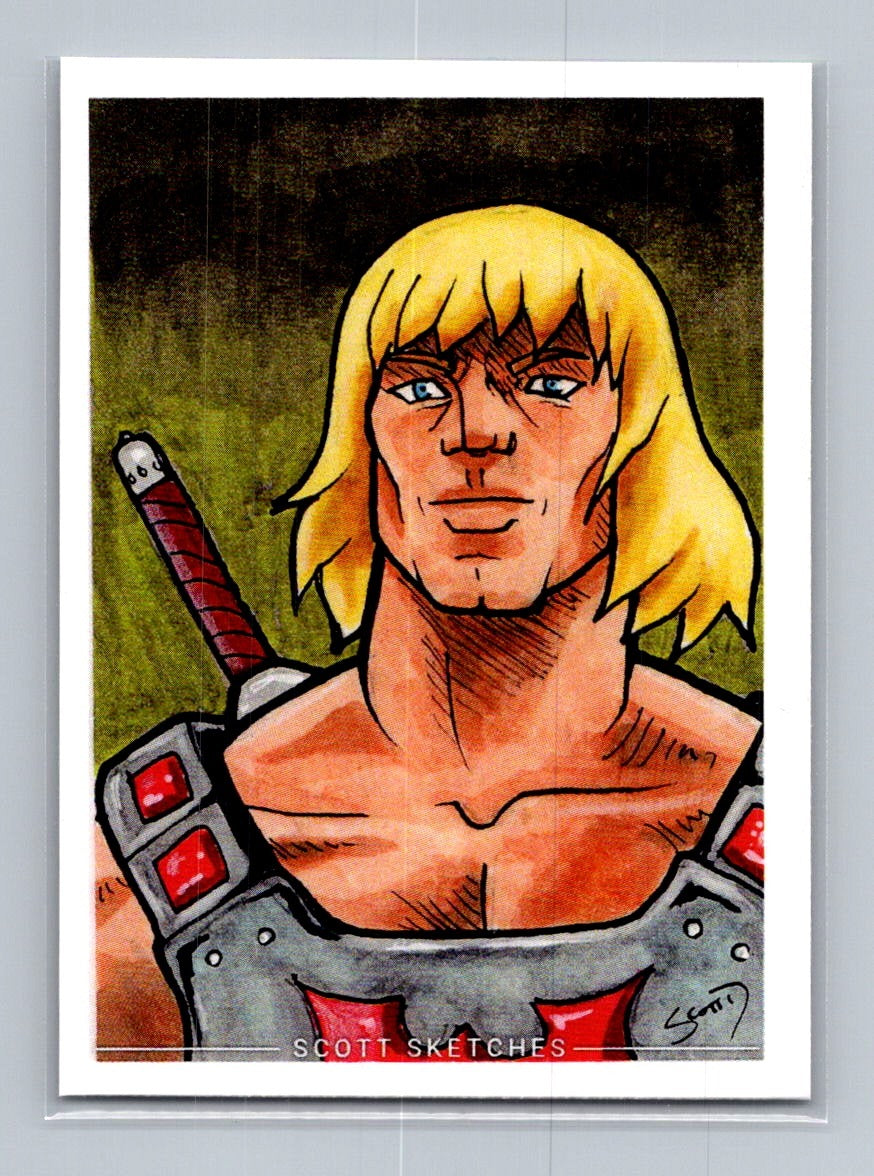 He-Man - Scott Sketches Trading Card Print Fan Art