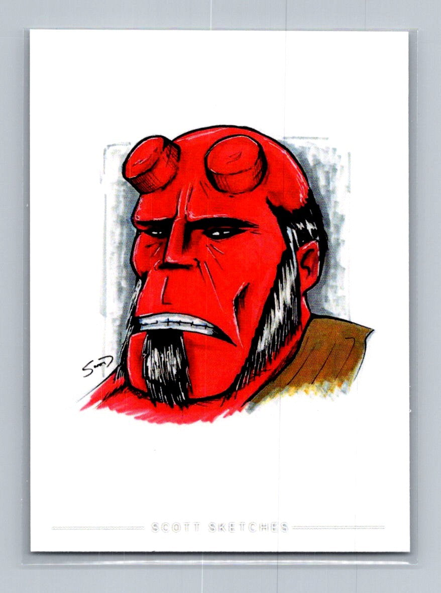 Hellboy - Scott Sketches Trading Card Print Fan Art