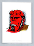 Hellboy - Scott Sketches Trading Card Print Fan Art