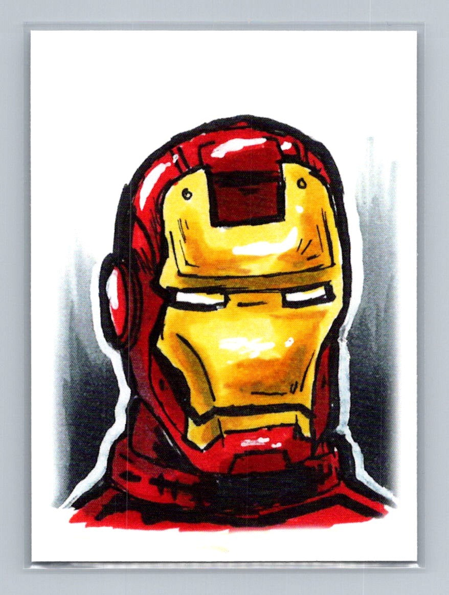 Ironman - Marker - Scott Sketches Trading Card Print Fan Art