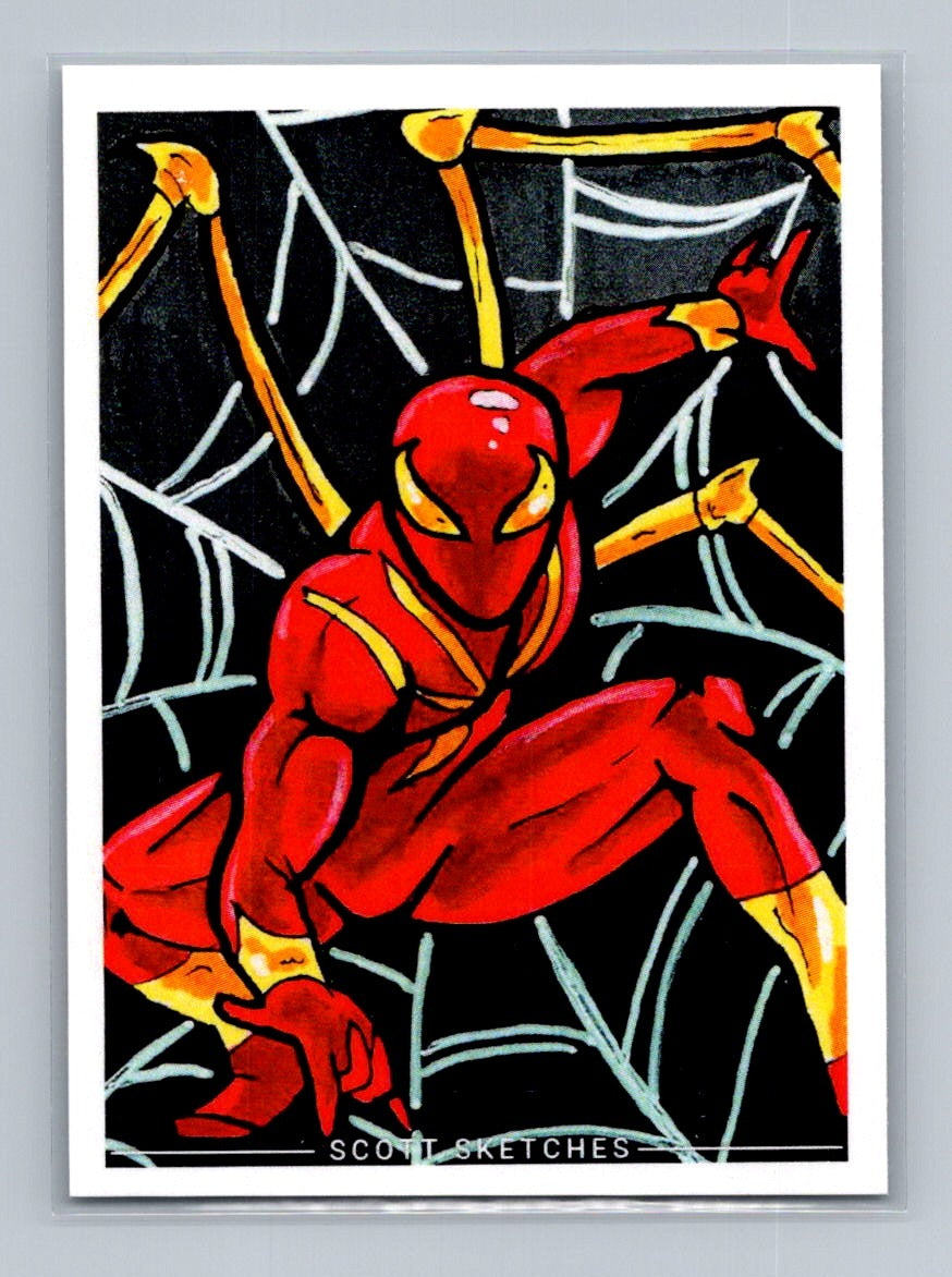 Iron Spider - Scott Sketches Trading Card Print Fan Art