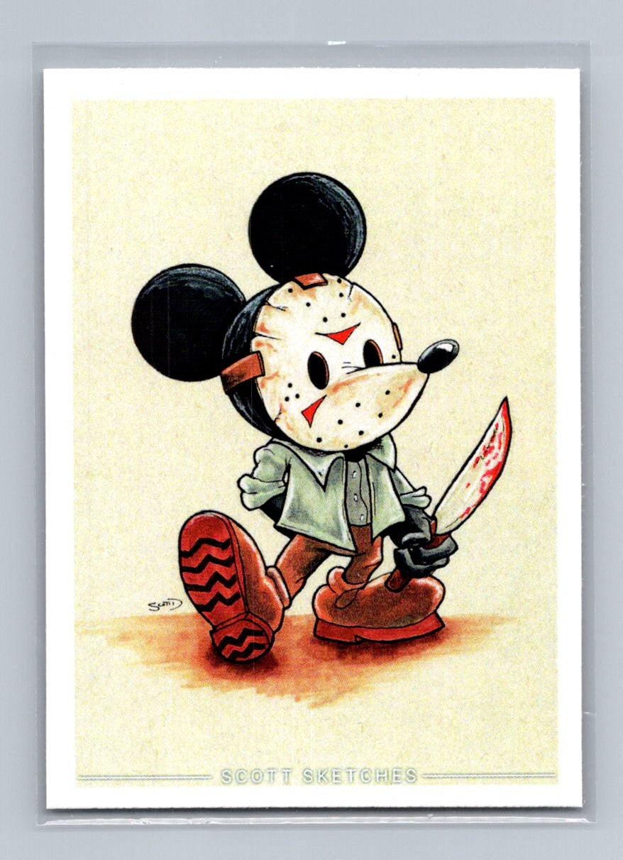 Jason Mouse - Scott Sketches Trading Card Print Fan Art