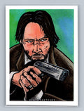 John Wick - Scott Sketches Trading Card Print Fan Art