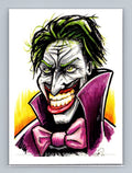 Joker - Scott Sketches Trading Card Print Fan Art