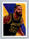 Lebron James - Scott Sketches Trading Card Print Fan Art