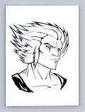 Lion-O - Scott Sketches Trading Card Print Fan Art