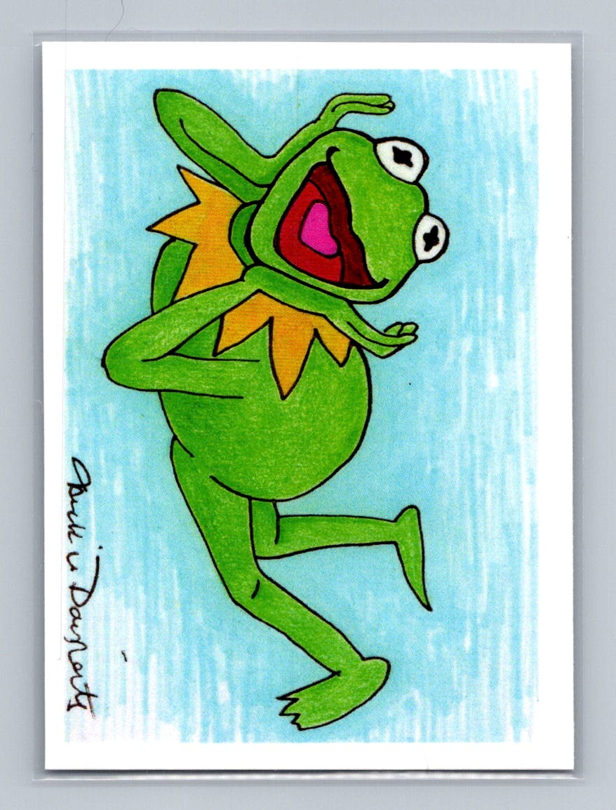 Kermit - Scott Sketches Trading Card Print Fan Art