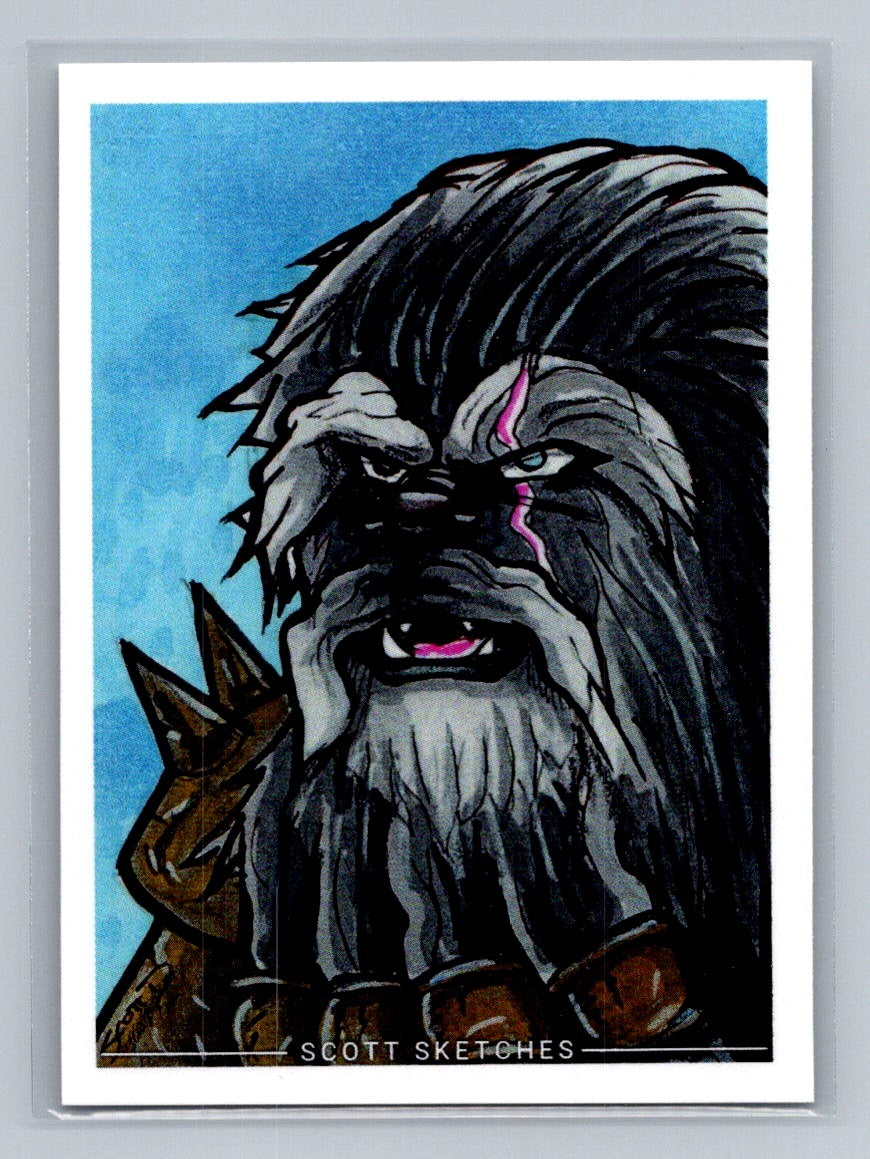 Krrsantan - Scott Sketches Trading Card Print Fan Art