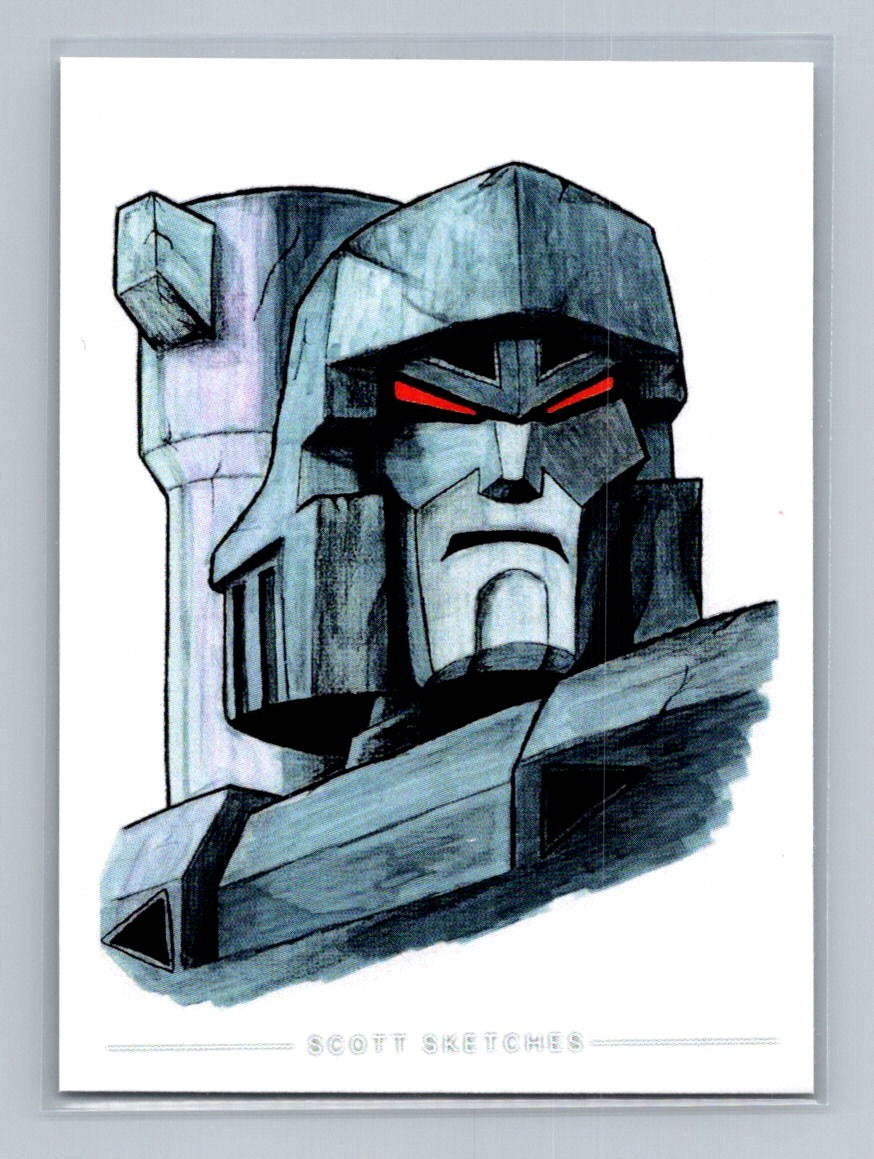 Megatron - Marker - Scott Sketches Trading Card Print Fan Art