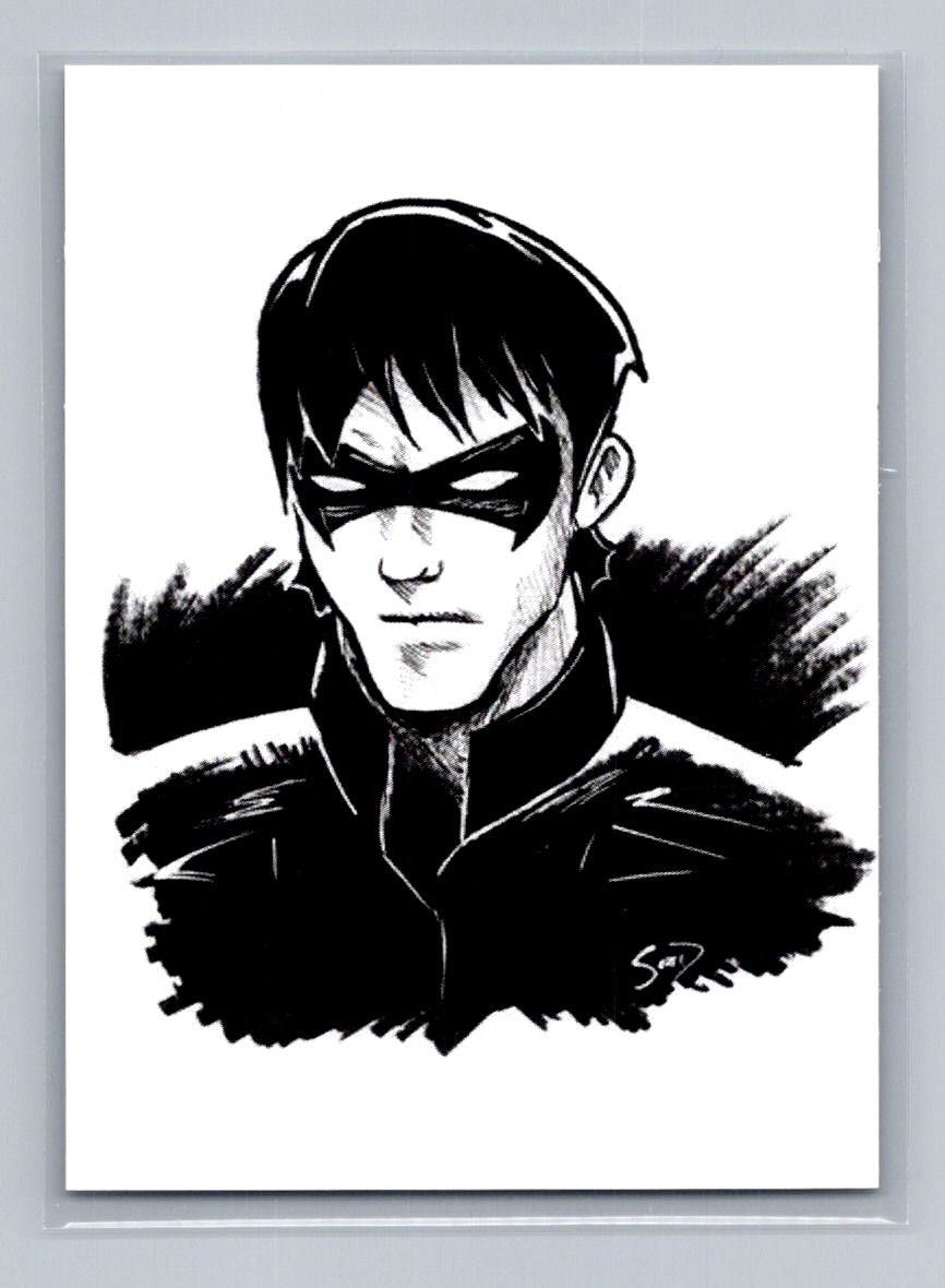Nightwing - Scott Sketches Trading Card Print Fan Art