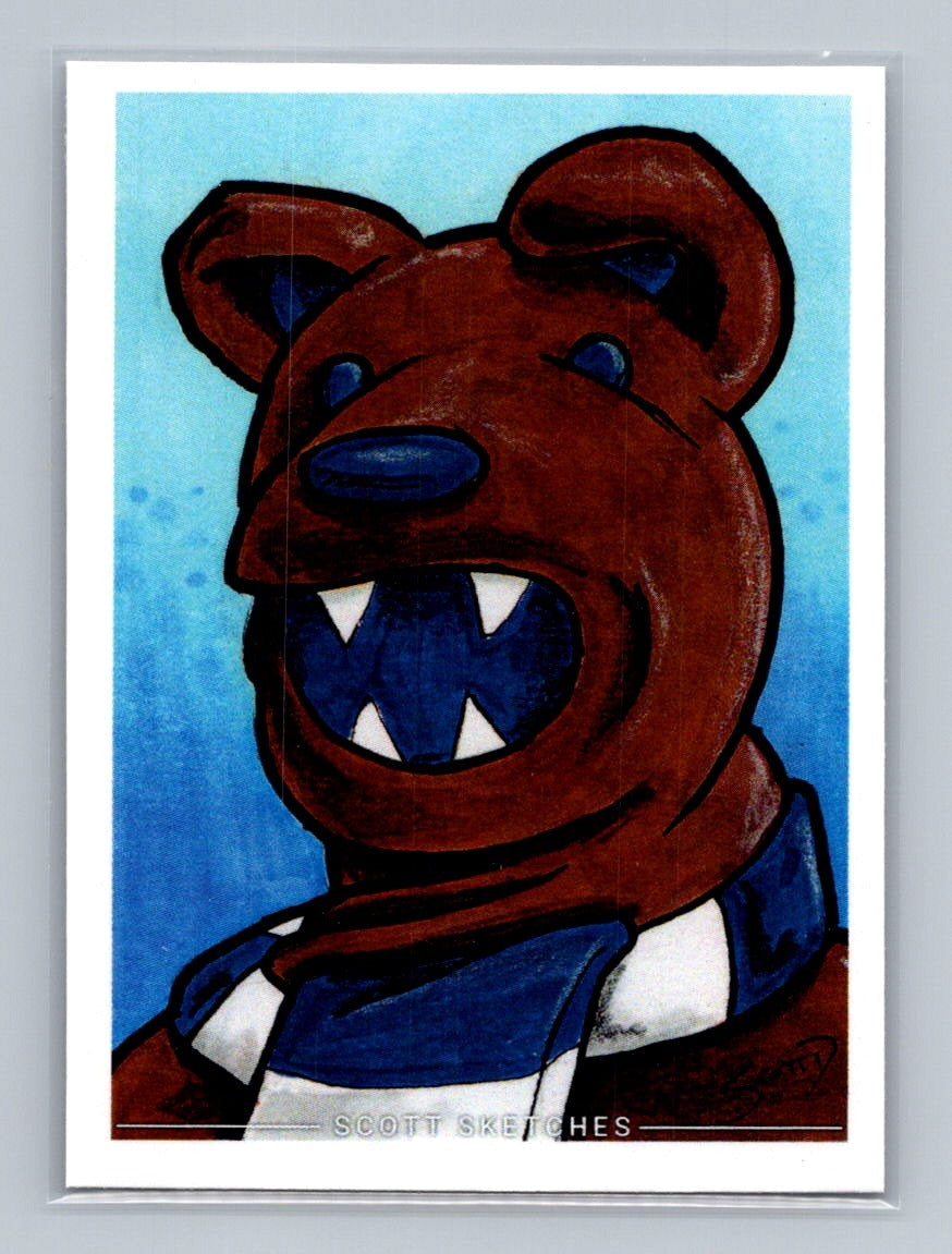 Nittany Lion - Scott Sketches Trading Card Print Fan Art