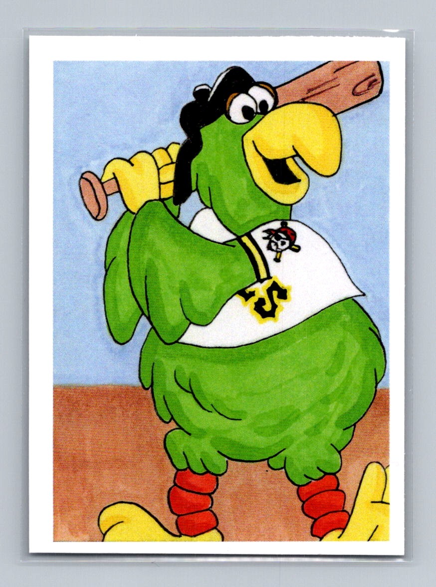 Pirate Parrot - Pencil - Scott Sketches Trading Card Print Fan Art