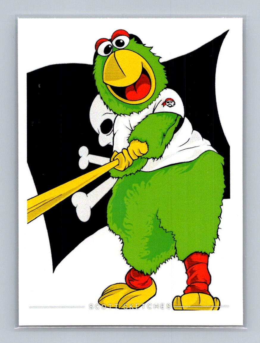 Pirate Parrot - Scott Sketches Trading Card Print Fan Art