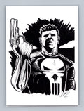 Punisher - Scott Sketches Trading Card Print Fan Art