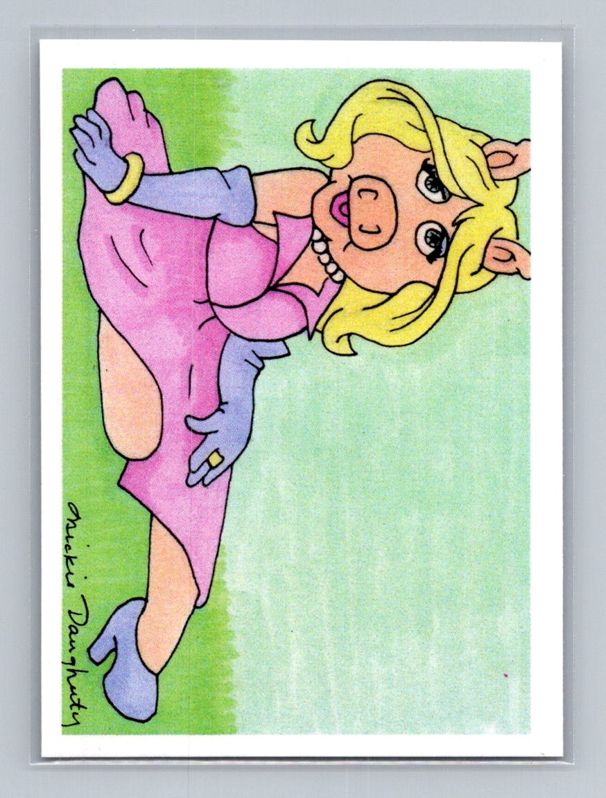 Miss Piggy - Scott Sketches Trading Card Print Fan Art