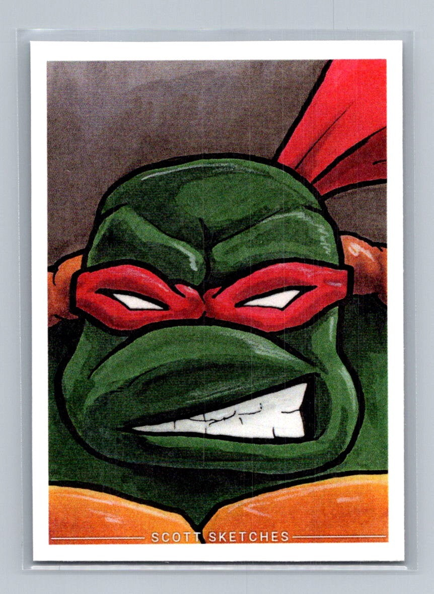 Raphael - TMNT - Scott Sketches Trading Card Print Fan Art
