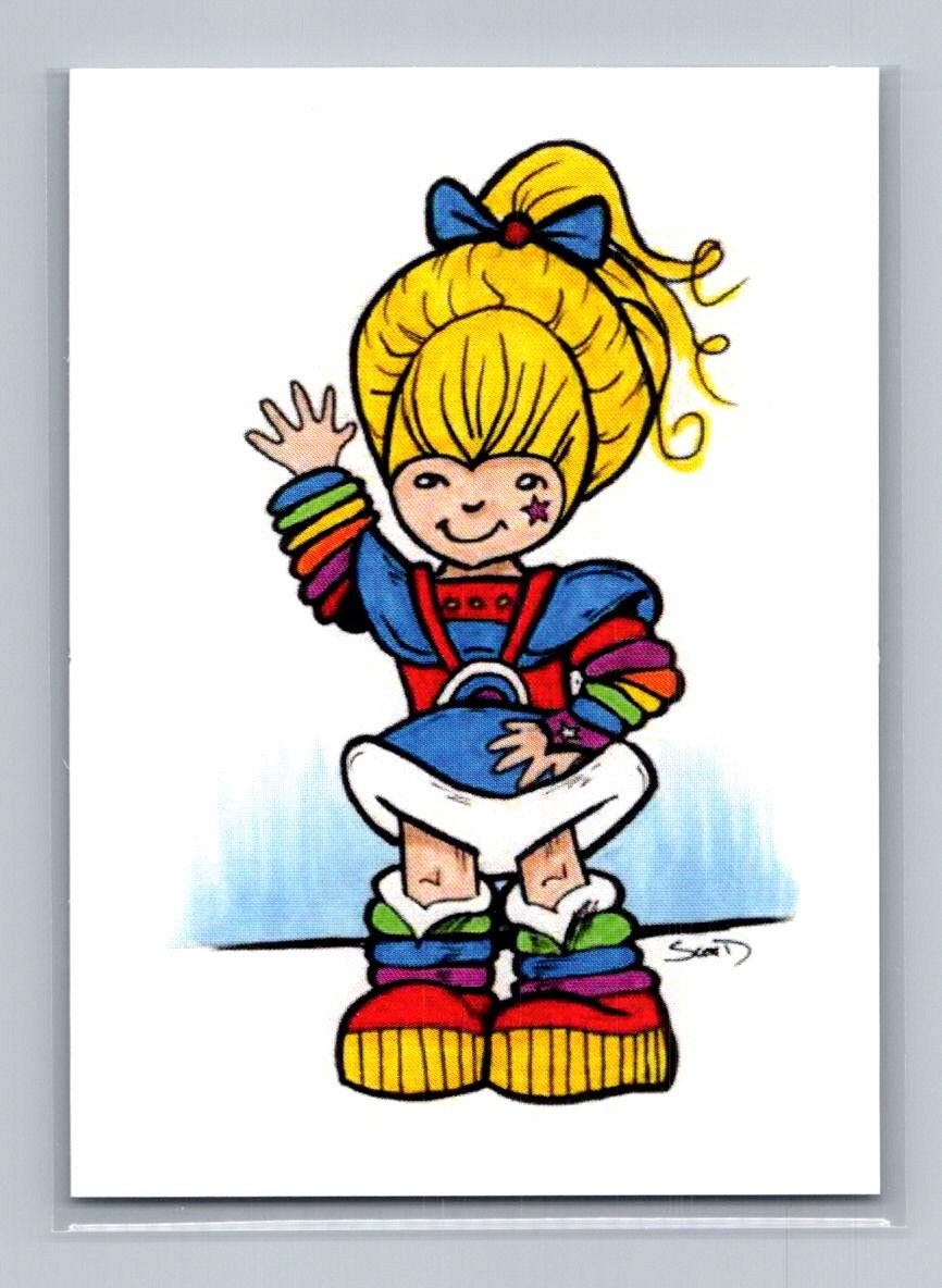 Rainbow Bright - Scott Sketches Trading Card Print Fan Art