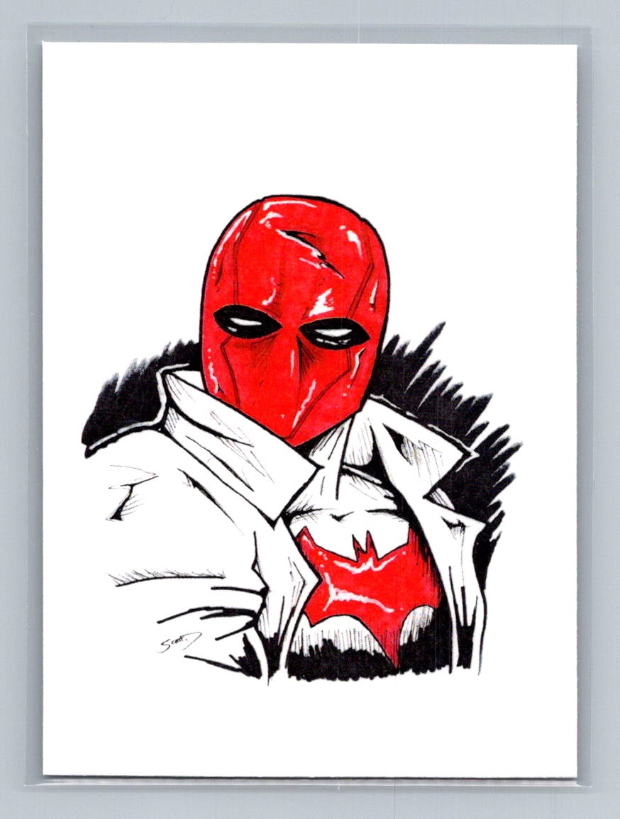 Redhood - Scott Sketches Trading Card Print Fan Art