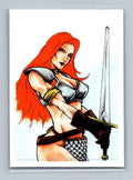 Red Sonja - Scott Sketches Trading Card Print Fan Art