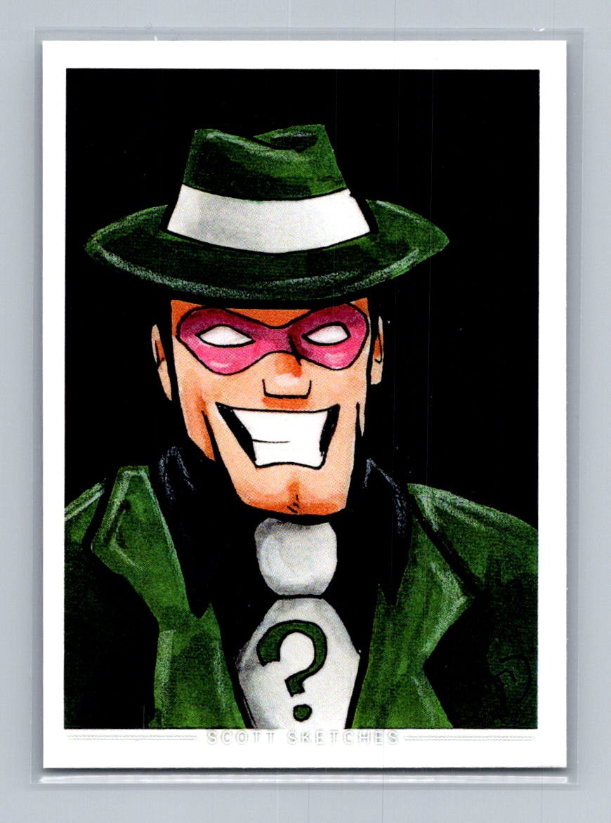 Riddler - Scott Sketches Trading Card Print Fan Art