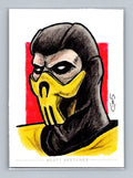 Scorpion - Scott Sketches Trading Card Print Fan Art