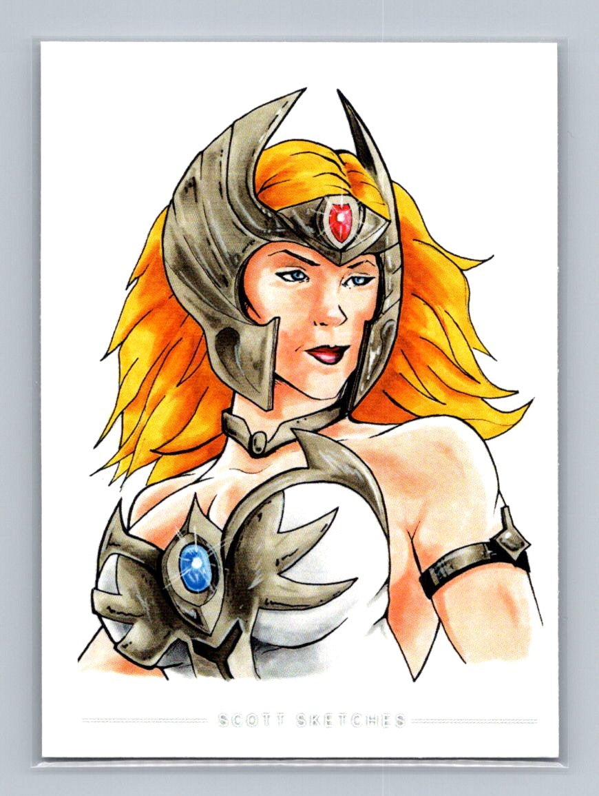 She-Ra - Scott Sketches Trading Card Print Fan Art
