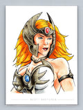 She-Ra - Scott Sketches Trading Card Print Fan Art